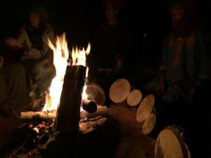 fuego y tambores